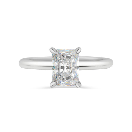 1.01CT Radiant Cut Lab Grown Diamond Ring