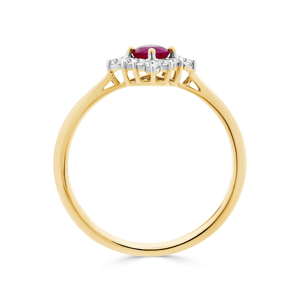 Ruby & Diamond Ring