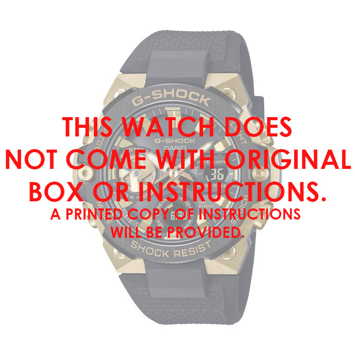 *NO INSTRUCTION BOOKLET*  G-Shock Duo Chrono G-Steel Watch - GSTB400GB-1A9