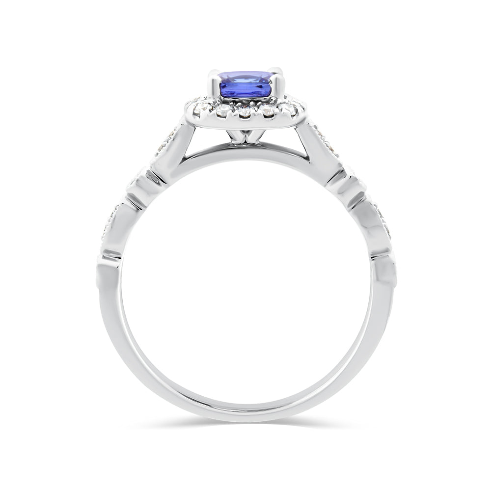 Tanzanite & Diamond Ring