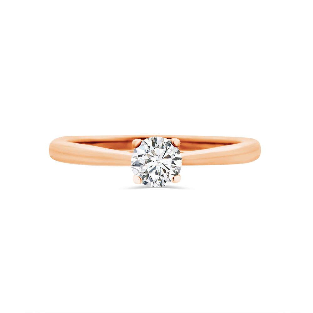0.33CT Solitaire Lab Grown Diamond Ring