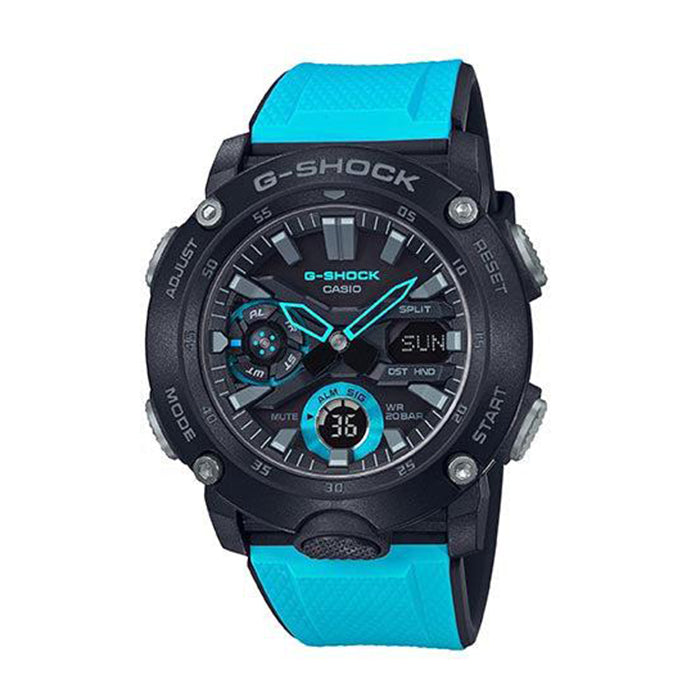 G-Shock Duo Chrono Carbon Core Watch -  GA2000-1A2