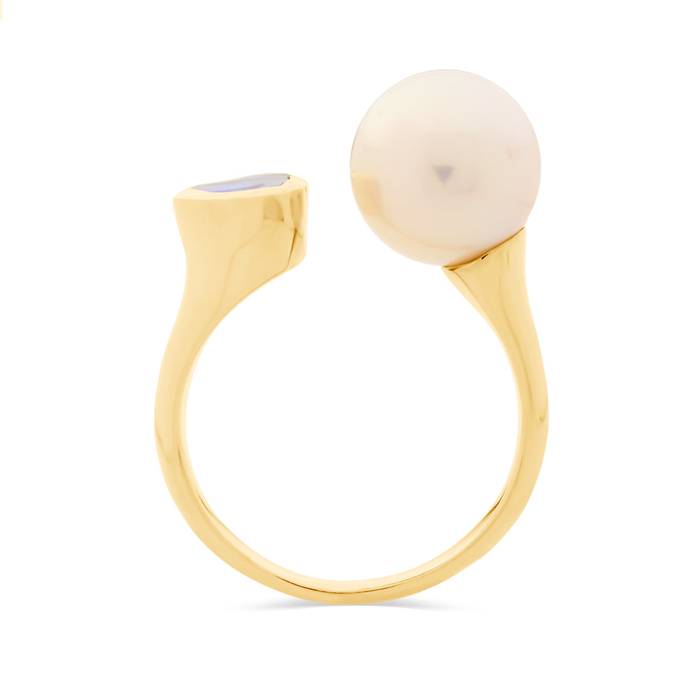 Opal & Pearl Ring