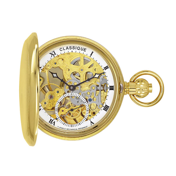 Classique 'Kennedy' Pocket Watch - 22-11W-SKEL