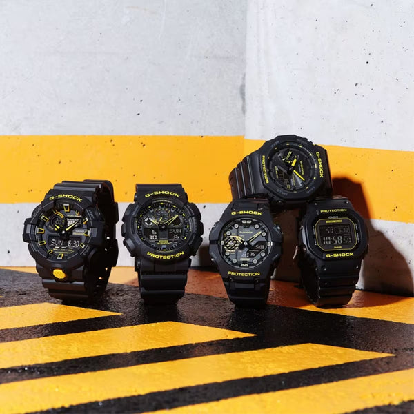 G-Shock Duo Chrono Caution Yellow Watch - GA100CY-1A