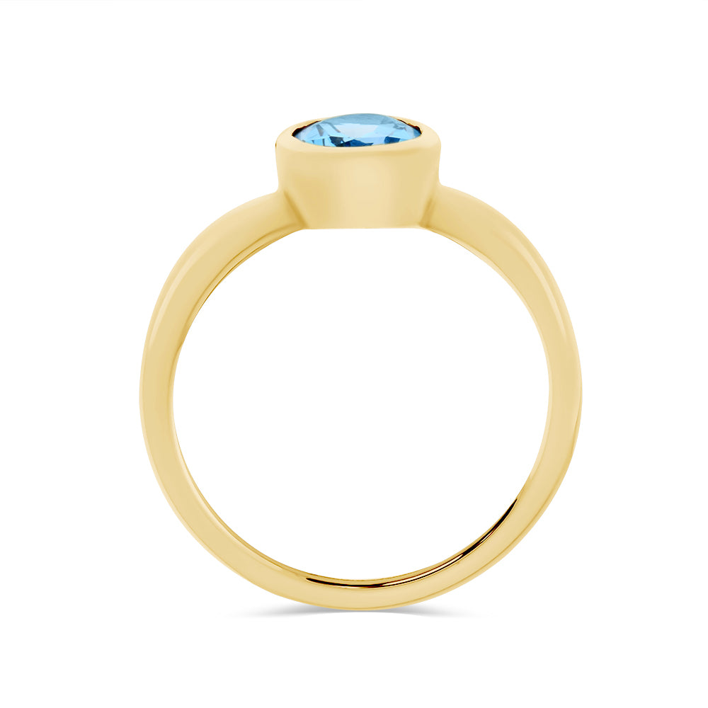 Blue Topaz Ring