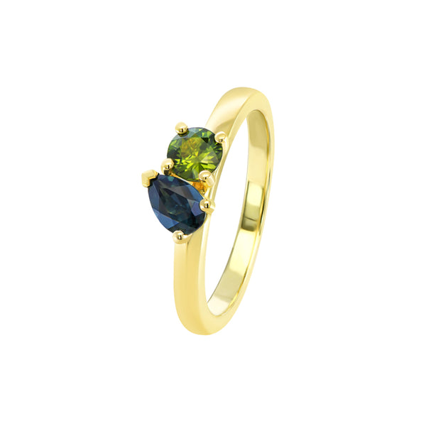 Sapphire Dreams 'La Deux' Australian Sapphire Ring