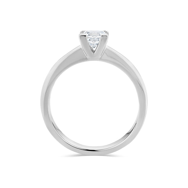 Princess Cut Solitaire Diamond Ring