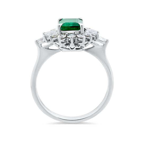 Emerald & Diamond Ring
