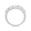 2ct Lab Grown Diamond Band With Scalloped Edges