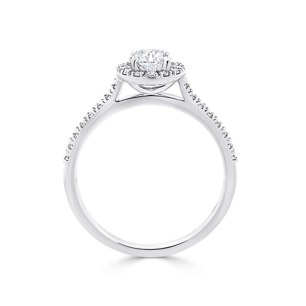 Halo Diamond Ring