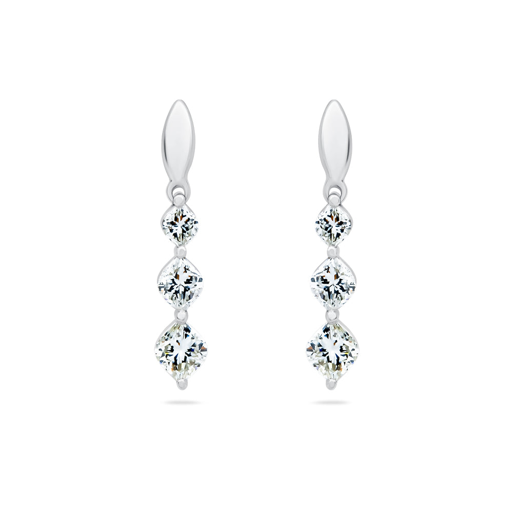 Diamond Drop Earrings