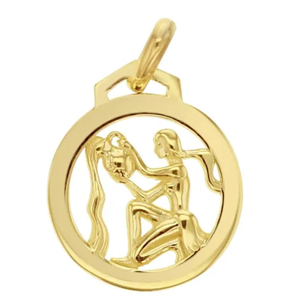 Zodiac Aquarius Pendant Necklace