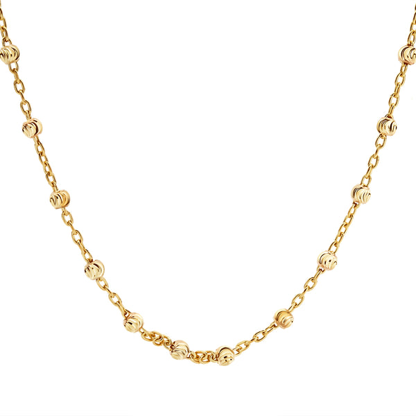 9ct Yellow Gold Ball Chain