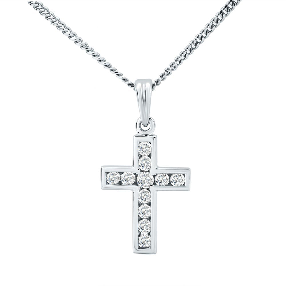 Diamond Cross Pendant