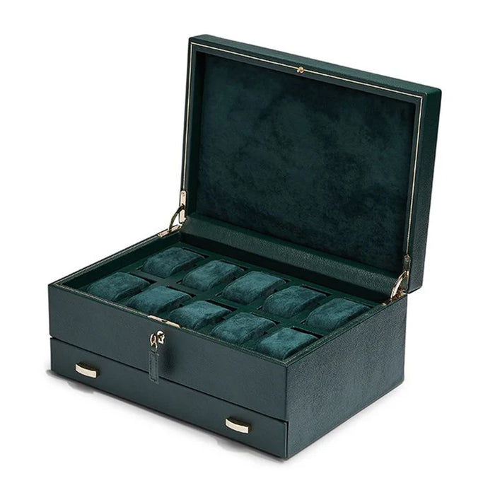 Wolf - British Racing 10 Piece Watch Box, Green – Watsons Jewellers