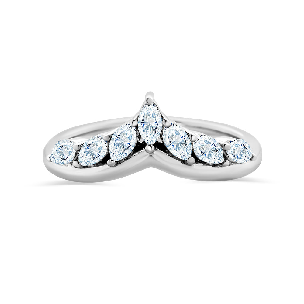 Fitted Marquise Cut Diamond Ring