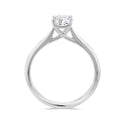 Oval Solitaire Diamond Ring 1ct