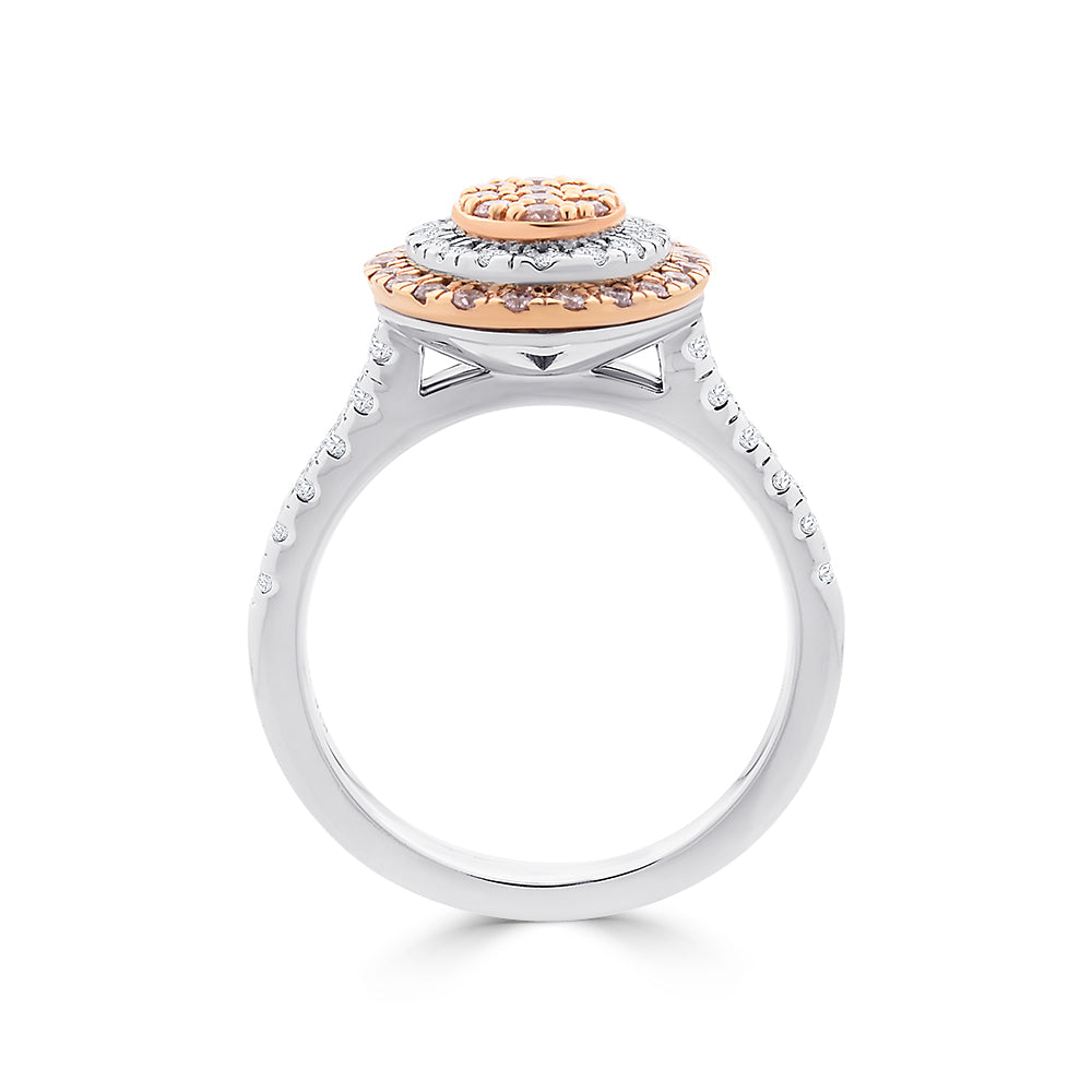 Pink Kimberley Blush Pink Australian Argyle Diamond Ring