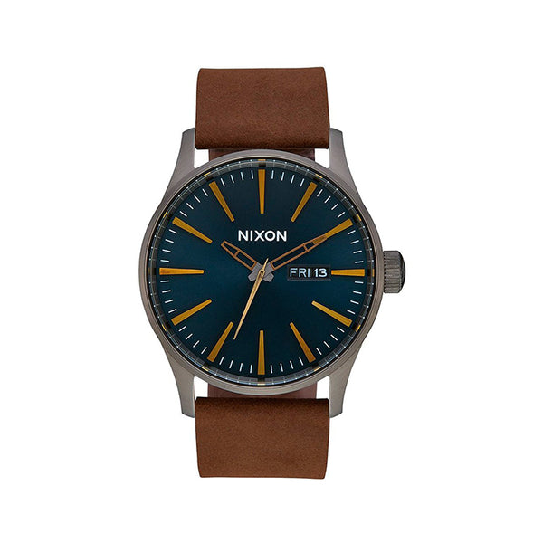 Nixon Sentry Leather Watch - A105 2984-00