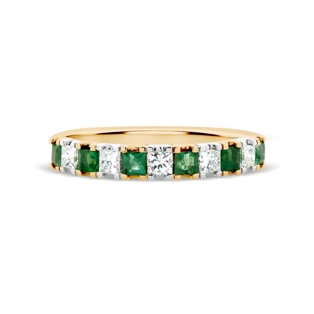 Emerald & Diamond Ring