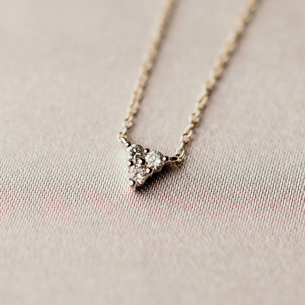 FREYA- Triangle Diamond Pendant