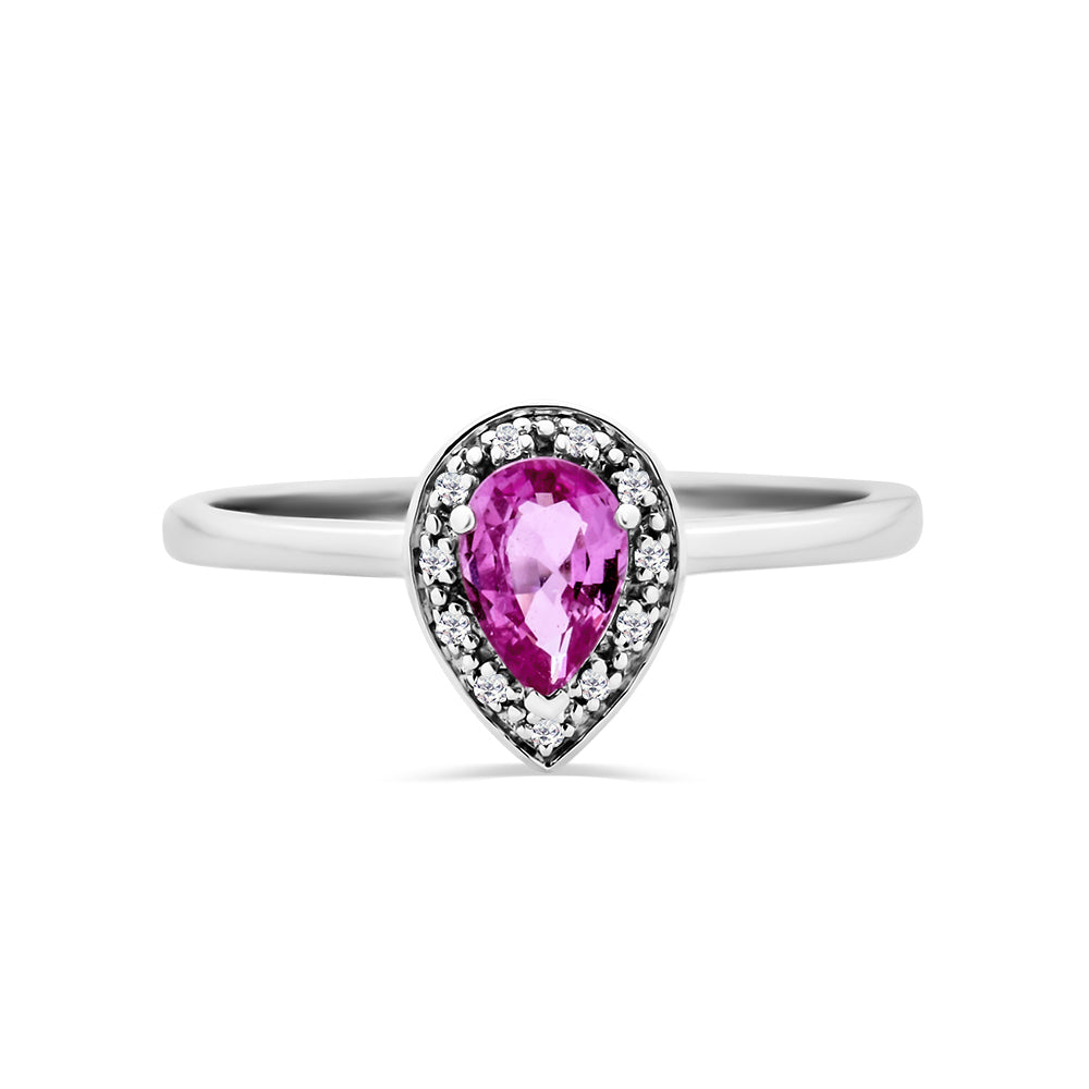 Tourmaline & Diamond Ring