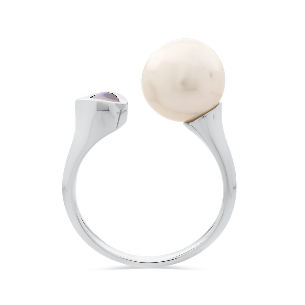 Opal & Pearl Ring