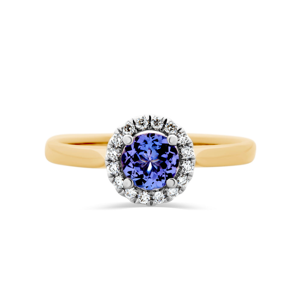 Tanzanite & Diamond Ring