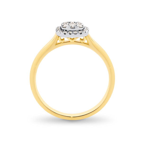 Cushion Shaped Diamond Ring