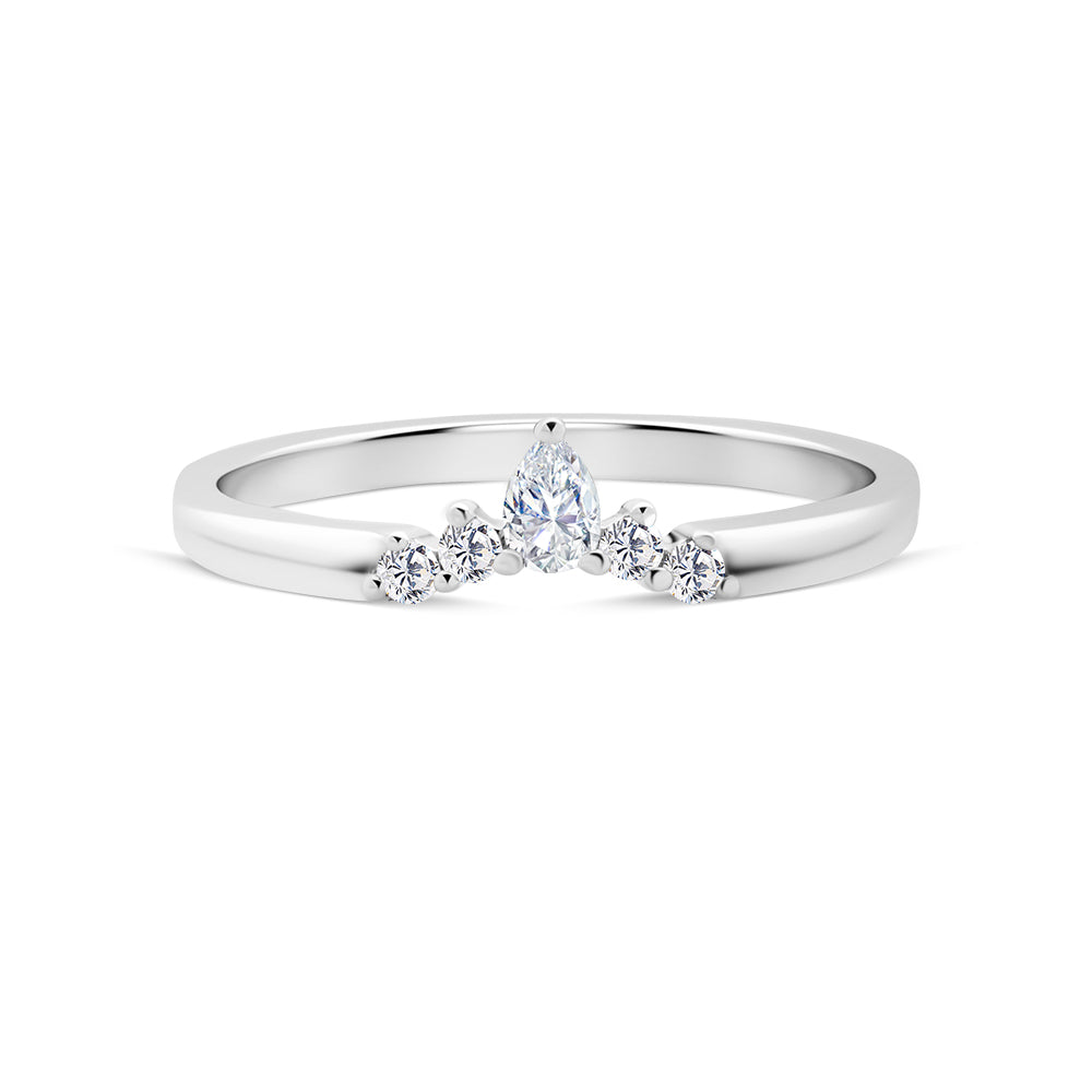 Fitted White Gold Wedding Ring