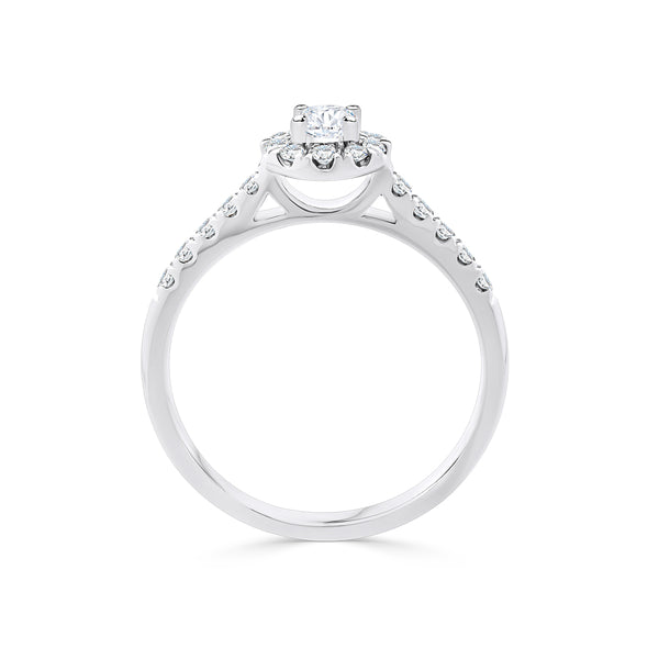 Halo Diamond Ring