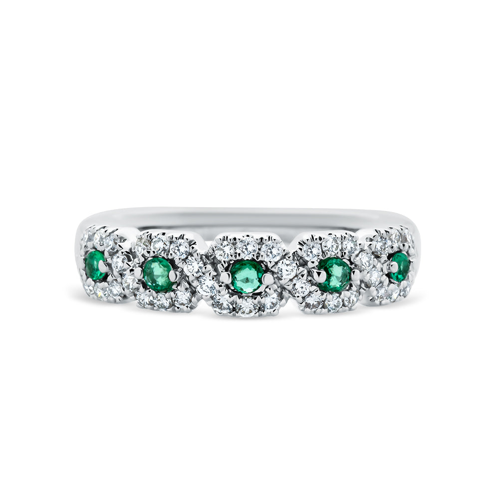 Emerald & Diamond Ring