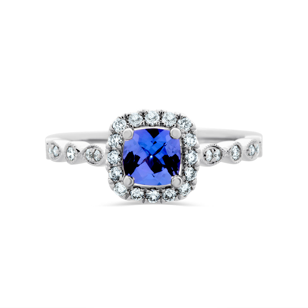 Tanzanite & Diamond Ring