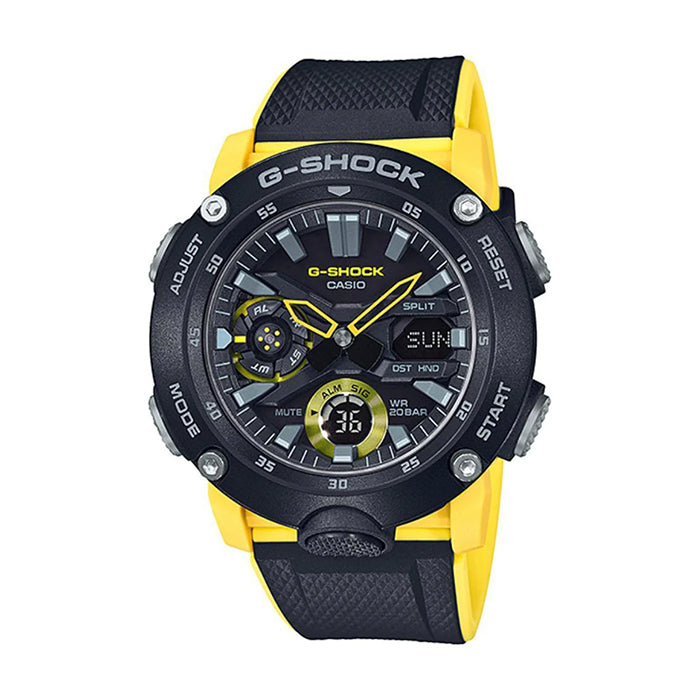 G-Shock Duo Chrono Carbon Core Watch - GA2000-1A9