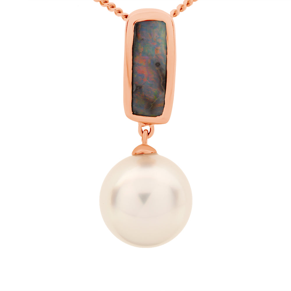 Opal & Pearl Pendant