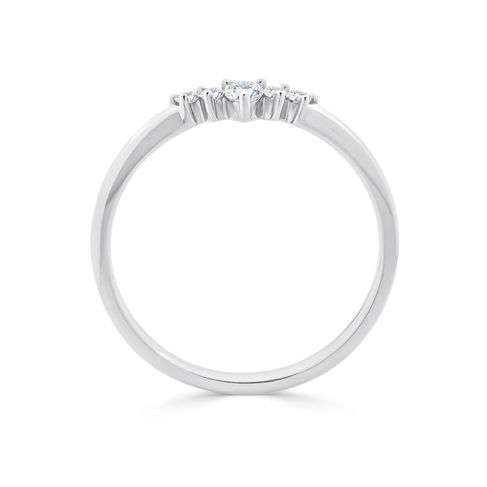 Fitted White Gold Wedding Ring