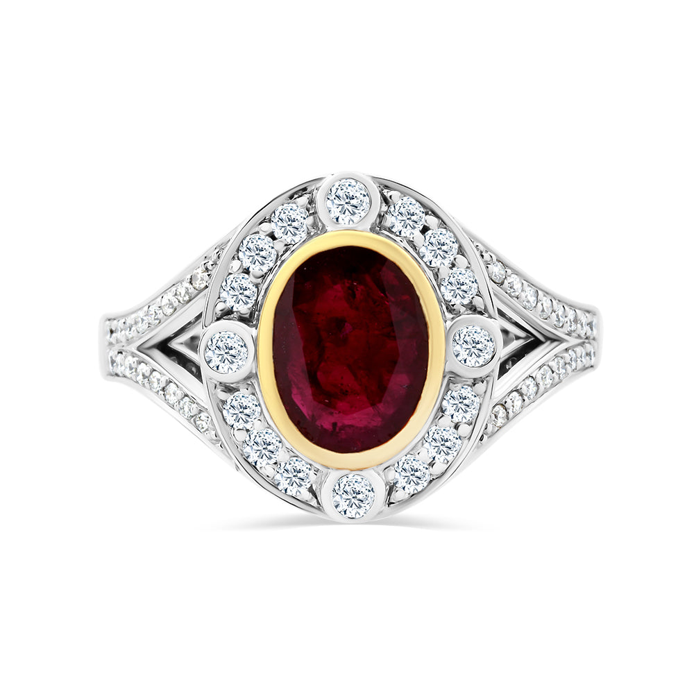 Ruby & Diamond Ring