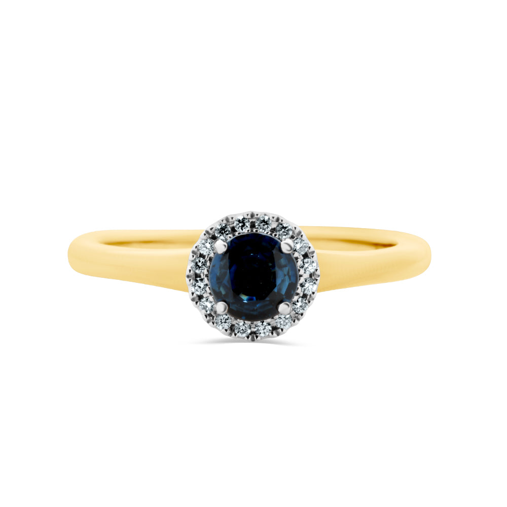 Sapphire & Diamond Ring