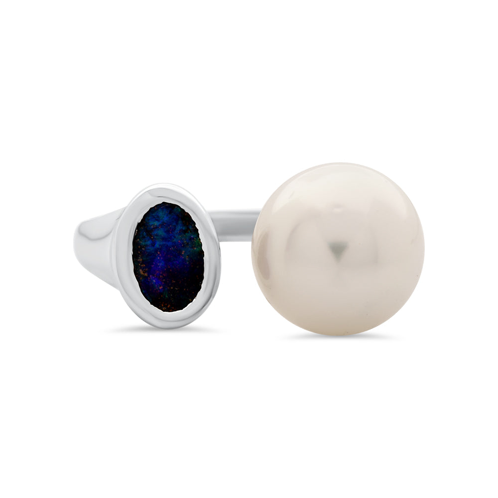 Opal & Pearl Ring