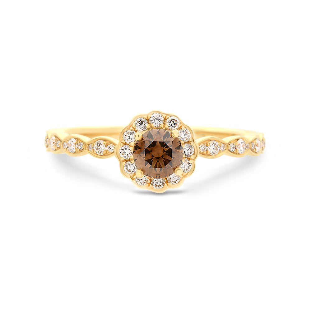 Australian Chocolate Diamond Ring