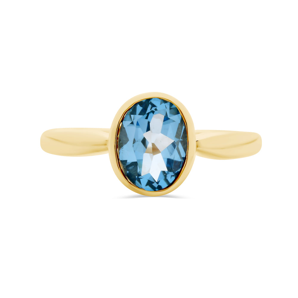 Blue Topaz Ring