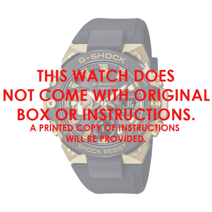 *NO INSTRUCTION BOOKLET* G - Shock Duo Chrono G - Steel Watch - GSTB400GB - 1A9 - Watsons Jewellers